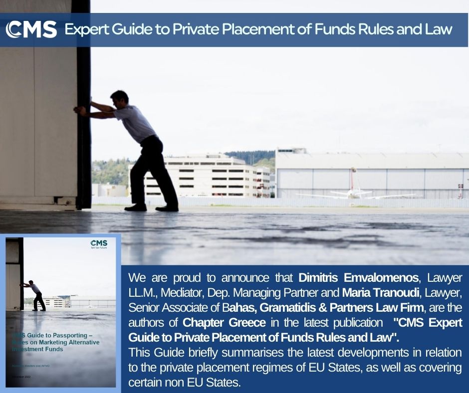CMS Expert Guide to Private Placement of Funds Rules and Law